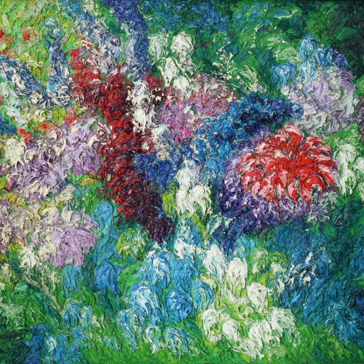 Ansgar Skiba, Garten 2011 Öl auf Leinwand 100x125