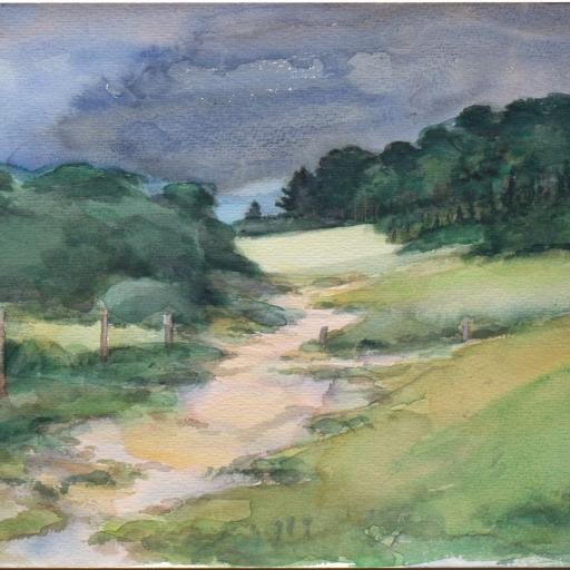 Ahrenshoop Hiddensee Schaprode Vitte Insel Maritim Rügen Usedom Darß Ostsee Landschaft Aquarell Pastell