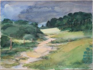 Ahrenshoop Hiddensee Schaprode Vitte Insel Maritim Rügen Usedom Darß Ostsee Landschaft Aquarell Pastell