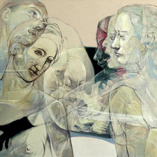 Henri Deparade, Elektra (Memento Mori), 2018, Ölfarbe auf Leinwand,  100 x 120 cm 12.000,-€