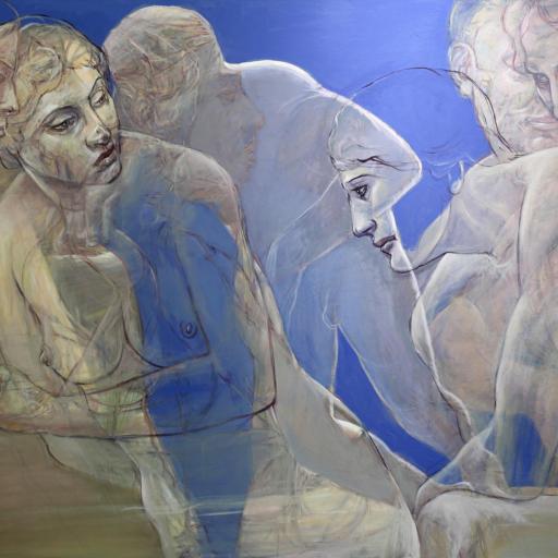 Henri Deparade, Rückkehr des Odysseus, Ölfarbe auf Leinwand, 2019, 120 x 160 cm 17.000,-€