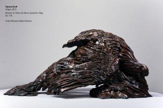 Hanne Kroll, Vögel, Bronze, Meisterschülerin von Prof. Anke Doberauer, München