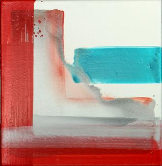 Andreas Jungk, Landscape 1, Acryl auf Leinwand, 50x50cm, 1.800 Euro