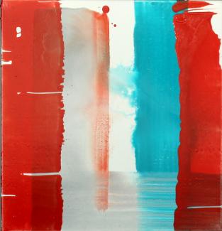 Andreas Jungk, Landscape 2, Acryl auf Leinwand, 50x50cm, 1.800.- Euro